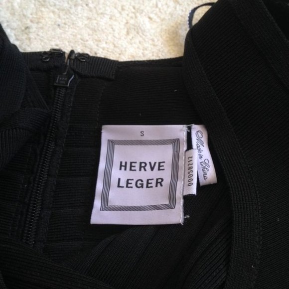 Herve Leger black dress - Picture 3 of 5